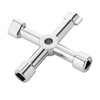 4-Way Multifunctional Utilities Key for Water Gas Meter Box Cupboard