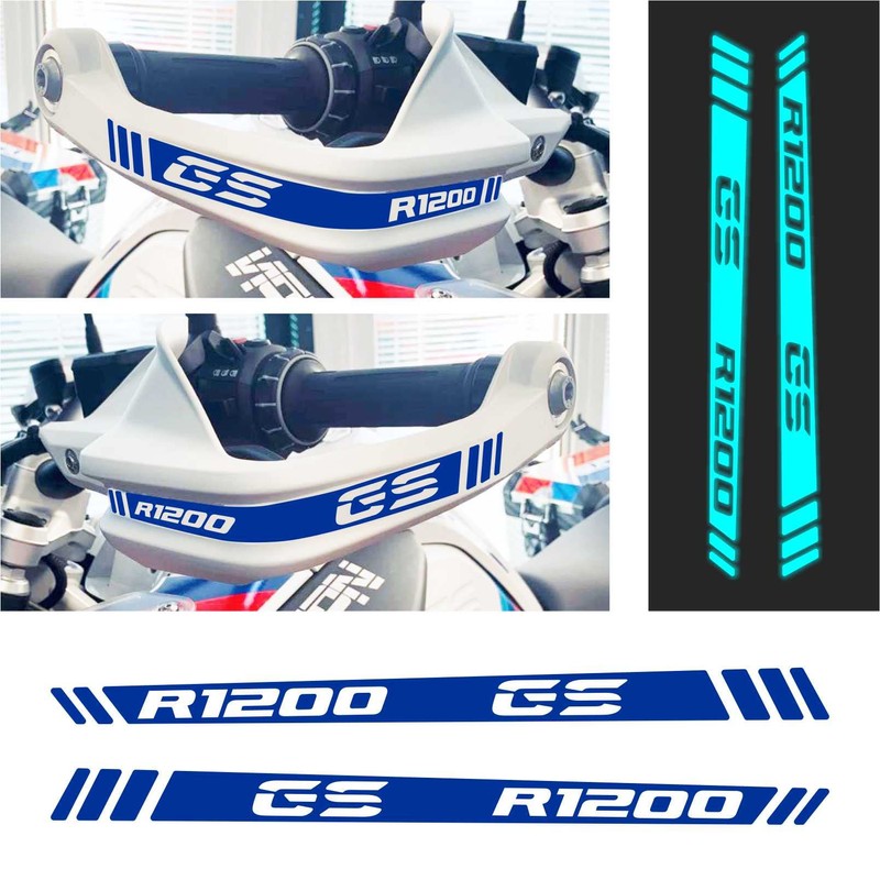 2 Reflective Stickers Compatible with Motorcycle R 1200 GS Adventure