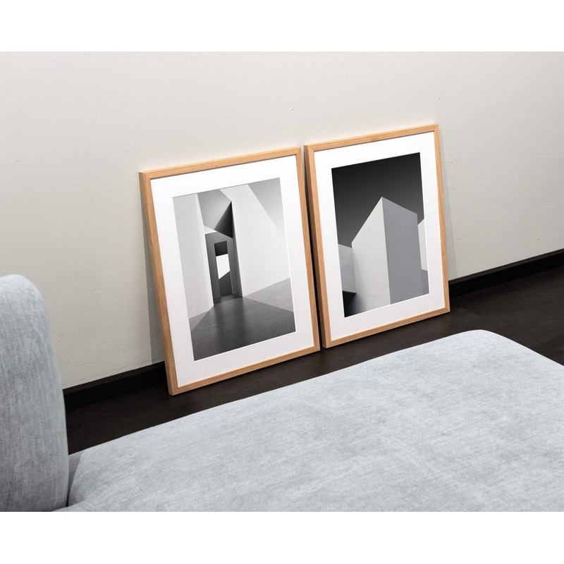 nielsen Skava Wooden Black Photo Frame with Mount 5x7 in
