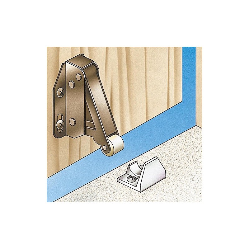 Rockler Quick-Latch Automatic Spring Latch - Touch Latch Mechanism with