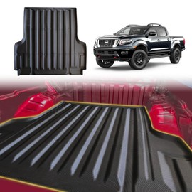 EZAPEX Truck Bed Mat Compatible with Nissan Frontier Crew Cab 2022-2024 | 5FT Bed Liner | TPE All-Weather Heavy Duty Bed Cargo Accessories