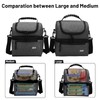 MIER 2 Compartment Lunch Bag for Men Women, Leakproof Insulated