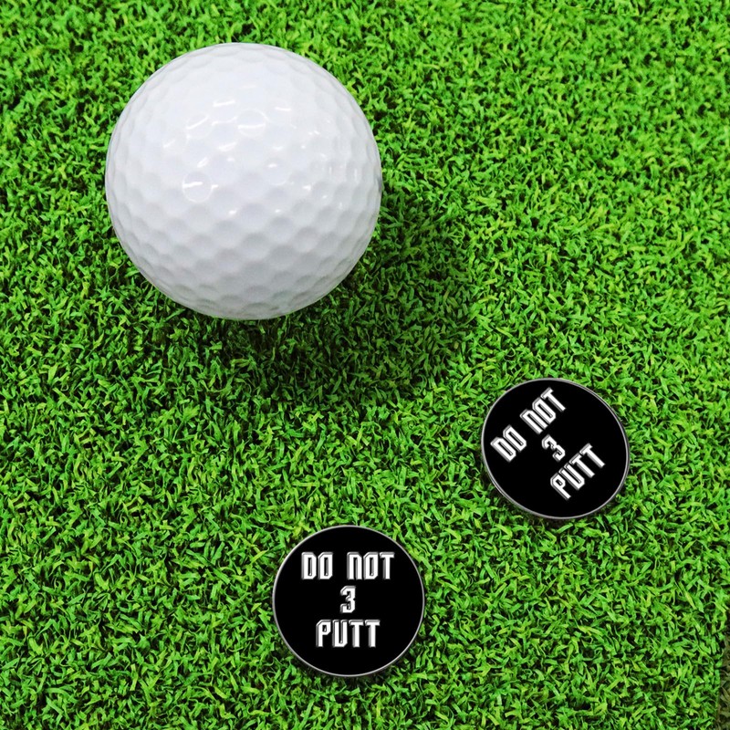 FINGER TEN Golf Ball Marker for Ladies Men Value 6