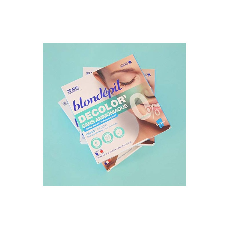 Blondepil Gel Colour Remover Without Ammonia for Face (2 x