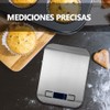 Báscula Digital de Cocina,Báscula de Cocina Digital de Acero Inoxidable,