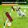 RAINLEOTI Underground Wire Locator,Rechargeable Underground Cable Locator Buried Wire Locator