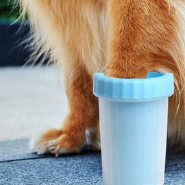Portable Pet Foot Cleaning Cup, Pet Foot Massage Brush, Rotating Cleaning Tool, Pet Paw Cleaning Brush, Dog & Cat Grooming Supplies