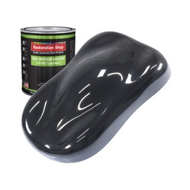 Restoration Shop - Phantom Black Pearl Low VOC Urethane Basecoat Auto Paint - Quart Paint Color Only - Professional High Gloss Automotive, Car, Truck Refinish Coating