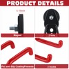 Landhoow 6 Pcs Large Magnetic Hooks Heavy Duty Garage Magnet