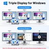 USB C Docking Station Dual Monitor, 9 in 1 Triple