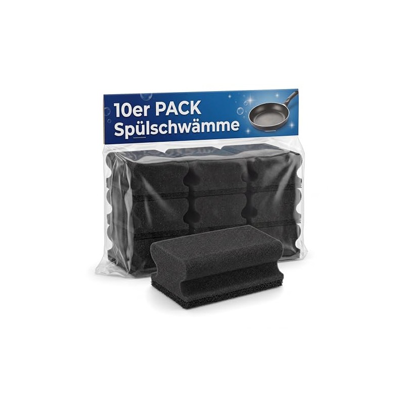Washing Up Sponge Pack of 10, 9 x 7 x