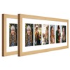 KSROECUD 8x26 Collage frame with 6 Openings 4X6 Pictures, Multiple