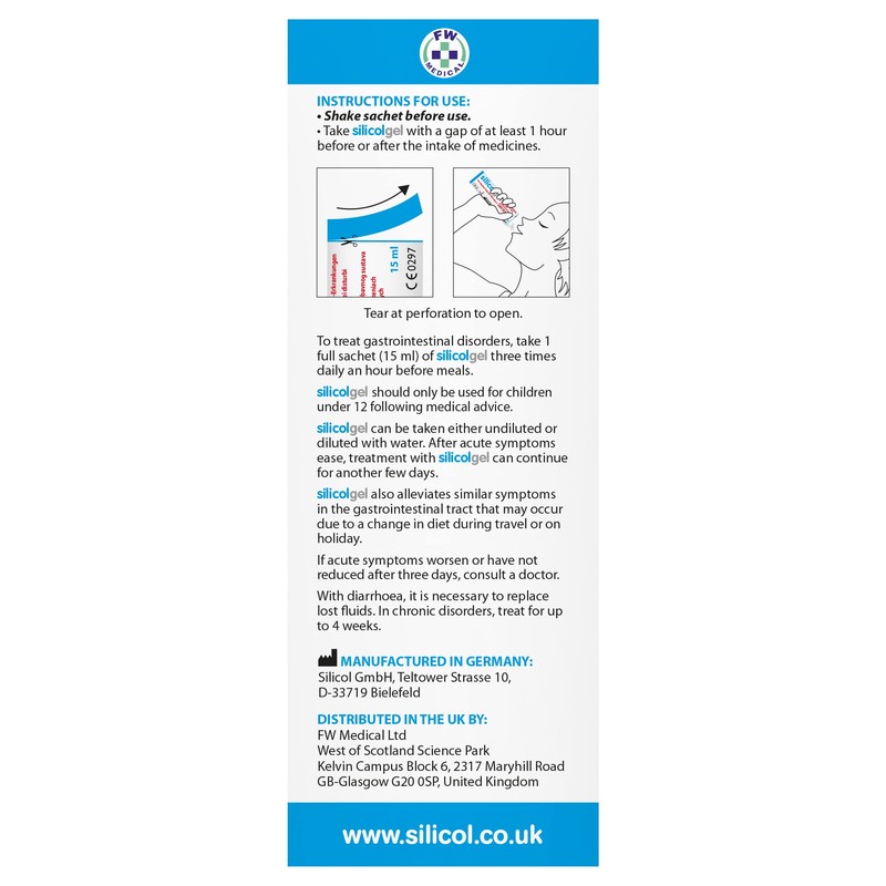 Silicolgel Sachet 12 X 15 ml