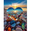 Jigsaw Puzzles for Adults 1000 Pieces, Love Pebbles Beach Puzzle,