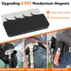 MUTUACTOR 1 PCS Magnetic Tool Belt Clip,Anti-Slip Heavy-Duty Magnetic Mount