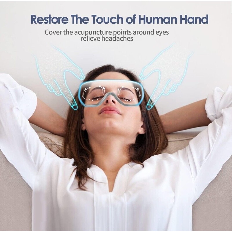 lameven Eye Massager For Migraine Heated Massager