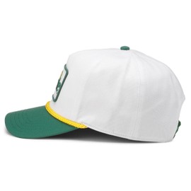 AMERICAN NEEDLE Sprite Roscoe Adjustable Snapback Baseball Hat (23008A-SPRITE) White Kelly Green