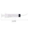 AIMALL 4-Pack 12ml Dental Utility Syringe Curved Tip for Dental