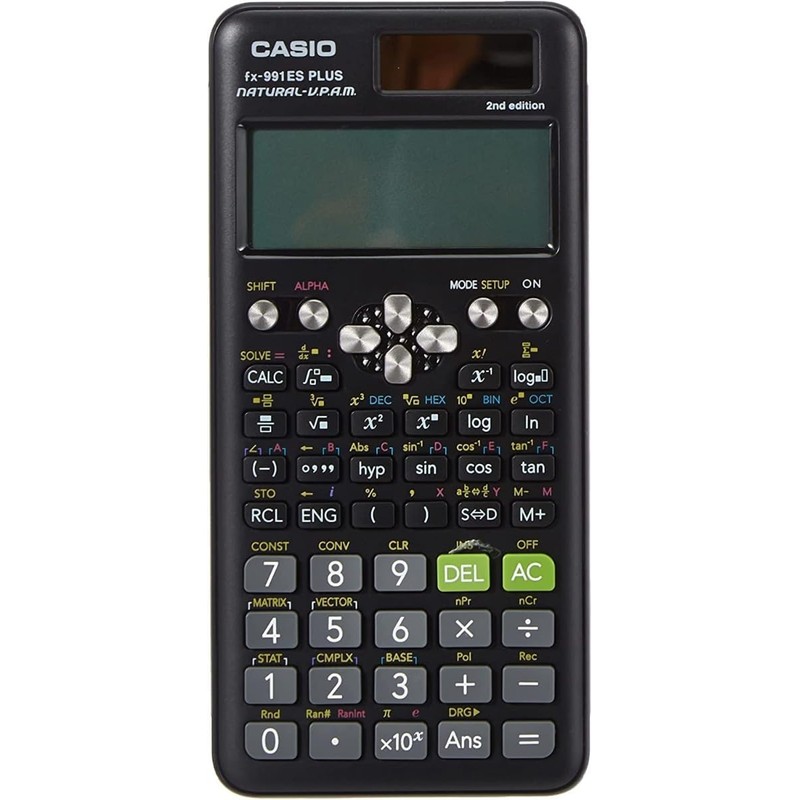 Calcuso FX-991ES Plus 2nd Edition Black with Calculator Casio