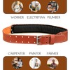 Leather tool belt for men grain leather work belts |