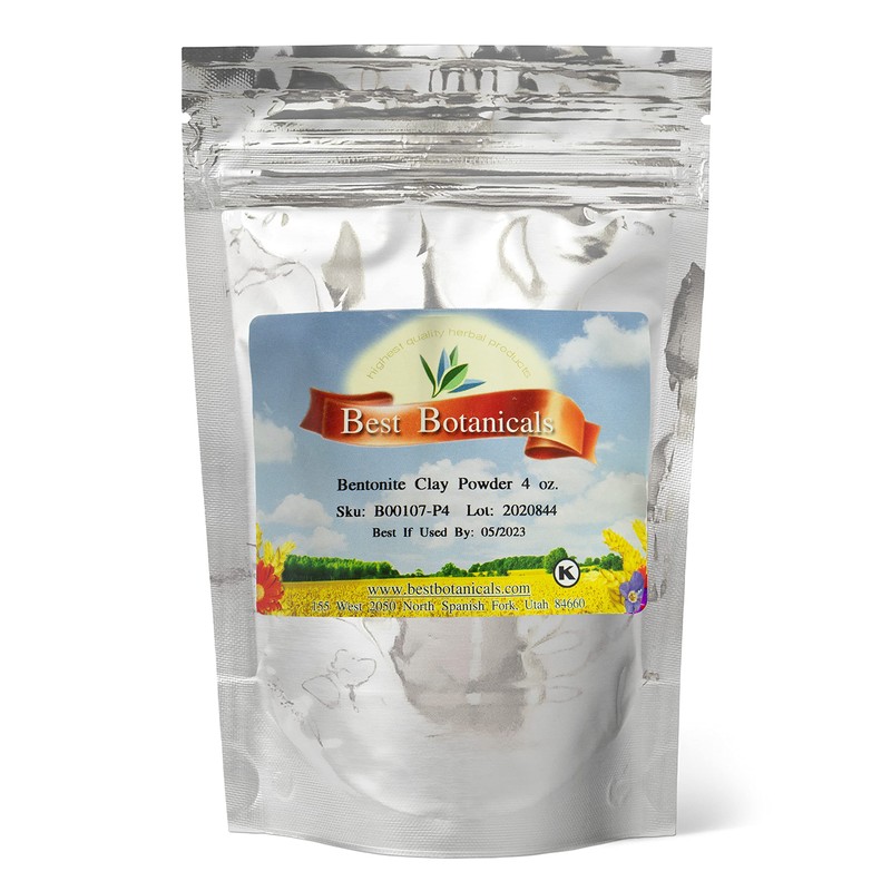 Best Botanicals Bentonite Clay Powder 4 oz.