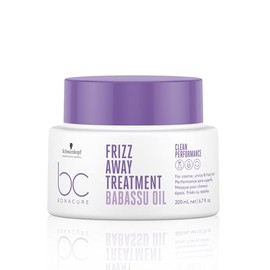 Schwarzkopf Professional BONACURE - Frizz Away Mascarilla Tratamiento Aceite de Babasú 200 ml, Tratamiento Intensivo, Controla y Nutre el Cabello, Antiencrespamiento, Mejora Desenredado, Peinabilidad y Manejabilidad