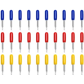 30pcs Replacement Cutting Blades Set with Standard, Fine & Deep Point Blades - Compatible with Cricut Explore Air 2/Air 3/Maker/Maker 3/Expression for Vinyl Cutting Machines & Plotters