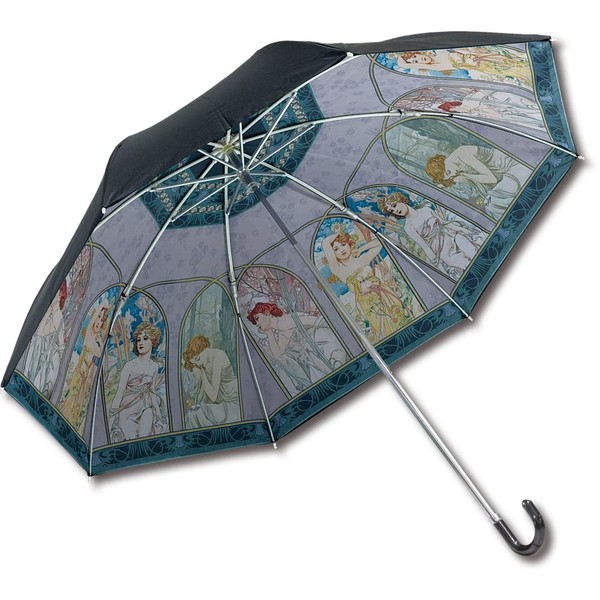 Upower Famous Painting Folding Umbrella, Rain or Shine, Museum Art