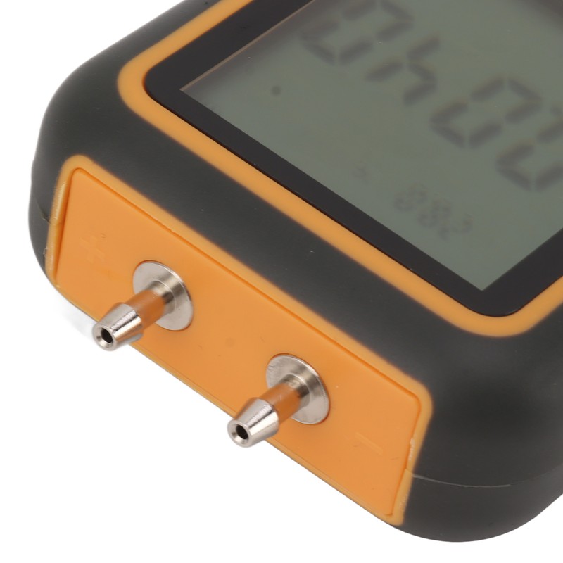 Engine Digital Manometer Differential Gauge High Precision Dual Port HVAC