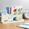 Stiftehalter Schreibtisch, Flexibel kombinierbare Stifteboxen für Kinder, Multifunktionaler Schreibtisch Organizer,