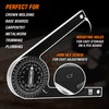 WEN Miter Saw Protractor, 7.25-Inch Aluminum Alloy with Laser-Engraved Scaled