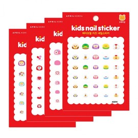 Korean Kids' Nail Stickers Kids Nail Stickers Ladybug 2ea