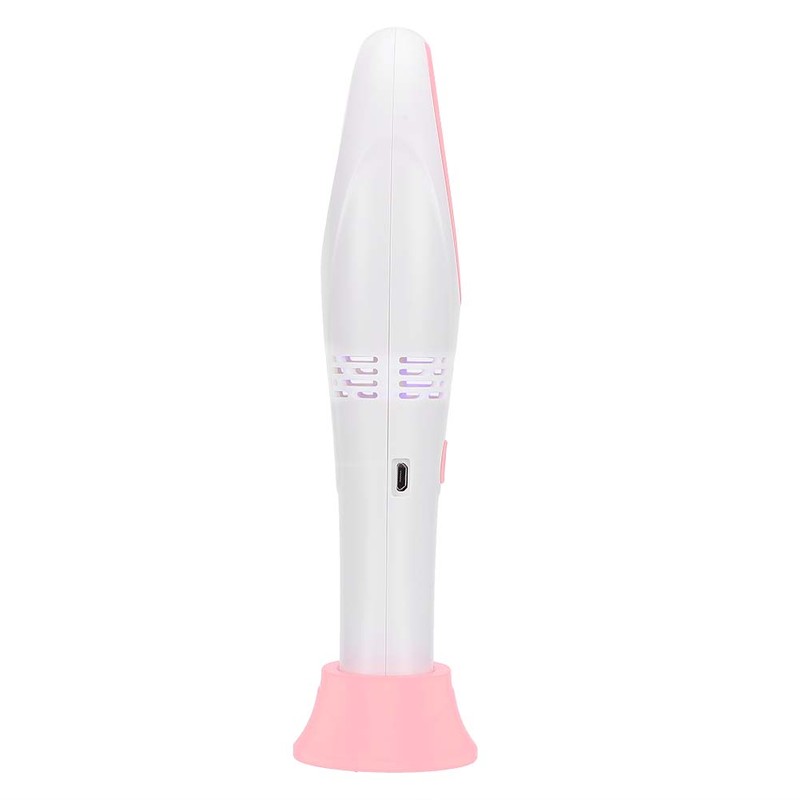 Portable USB Eyelash Extension Bladeless Fan Blower Grafted Eyelashes DryerPink