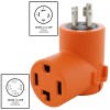 AC WORKS® 30A 125/250V NEMA L14-30 Male Plug to 30A