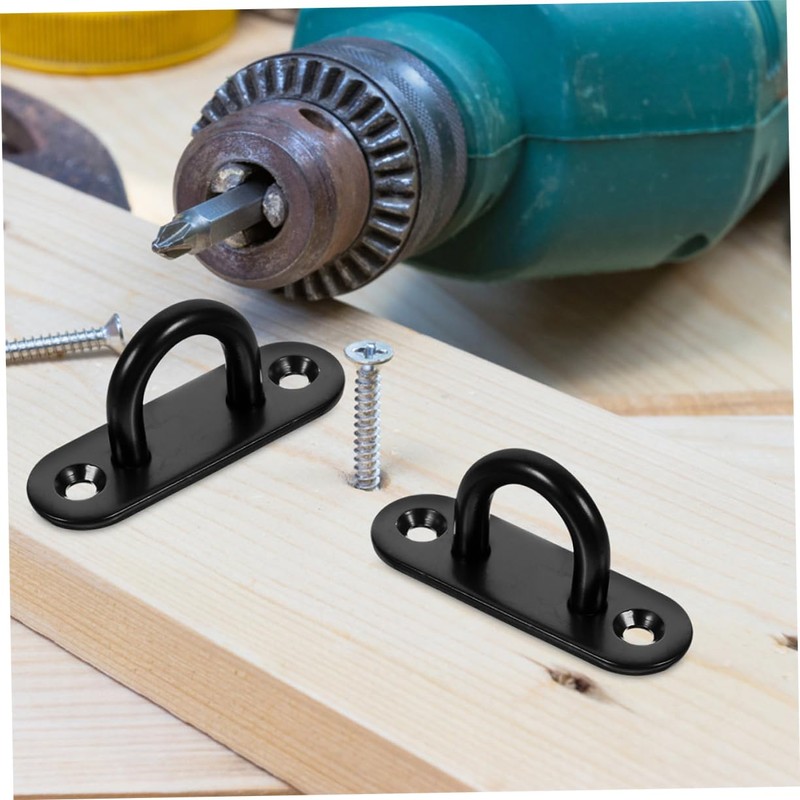 GRIRIW 6Pcs Heavy Duty Stainless Steel U Hooks for Ceiling