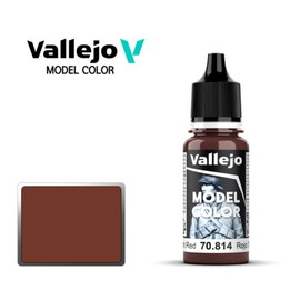 Vallejo New Model Color Burnt Red 70814 (163) Acrylic Paint 18ml Painting / 바예호 뉴모델컬러 Burnt Red 70814 (163) 아크릴도료 18ml 도색