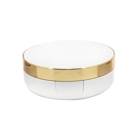 15ml 0.5oz Empty Portable Luxurious Air Cushion Puff Box Dressing Case Powder Box BB Cream Container Holder with Air Cushion Sponge Powder Puff and Mirror (Golden)