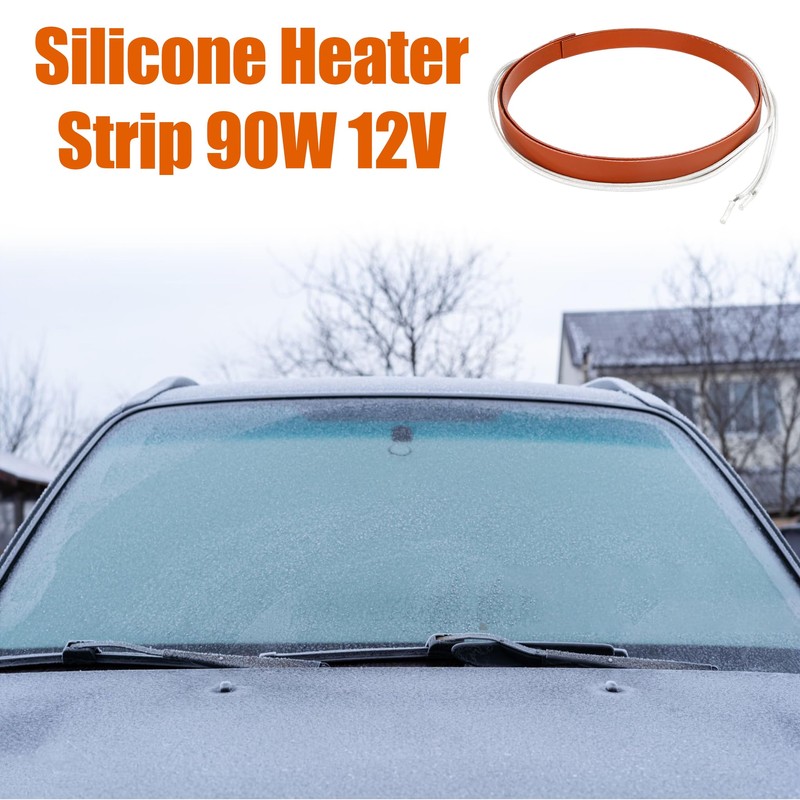12V Silicone Heater Strip 1.2m 90W for Windshield Screen Wiper