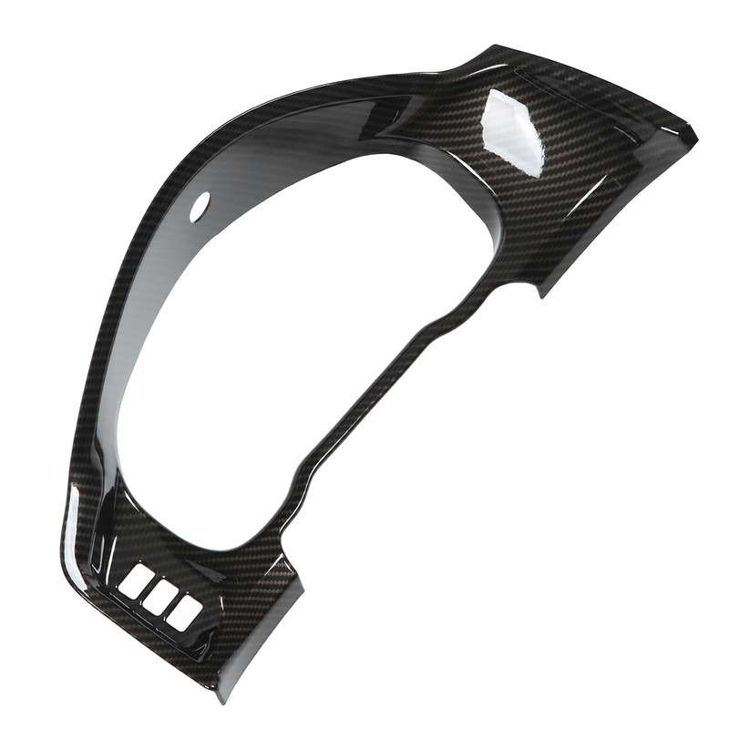 Car Central Control Dashboard Cover Carbon Fiber Style Replacement for