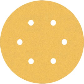 Bosch 50 x Expert C470 Sandpaper with 6 Holes (for Paint on Wood, Diameter 150 mm, Grit 120, Professional Accessories, Random Orbital Sander)