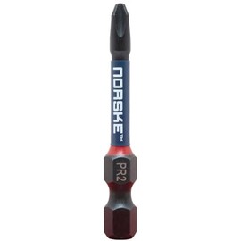 Norske Tools NIBBI060 2" x #2 Phillips Drywall Power Impact Torsion Driver Bits - 10 per Package