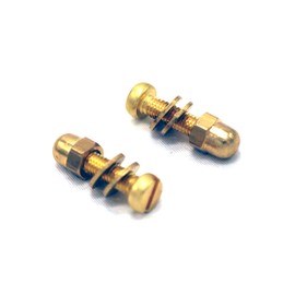 M3 Brass Sets Bolts Form A Washers and Dome Nuts Pack of 4 (Sets M3 x 10mm bolts Length)