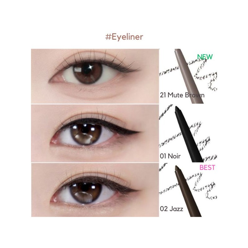 BBIA Last Auto Gel Eyeliner 0.3g, Shade:23 Pink Pastel