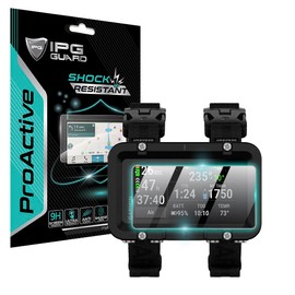 IPG ProActive Made for Garmin Descent X50i Dive Computer Smart Watch PC GPS Touchscreen (2 Units) Display 9H Hardness Screen Protector Smooth Glass Touch Ultra Responsive High Clarity Anti Scratch Smudge DesX50i