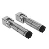 2Pcs Motorcycle Foldable Foot Pegs M8 Antislip Aluminium Alloy Universal
