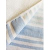 IPPINKA Senshu Japanese Towel, Ultra Soft, Quick-Drying, Two-Tone End Stripes,