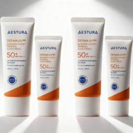 Aestura Derma UV365 Inorganic Sunscreen 40ml Special Set x2 Barrier Moisture Sensitive Skin + Review Event / 에스트라 더마UV365 무기자차 선크림40ml 기획세트 x2개 장벽수분 민감피부+리뷰이벤트