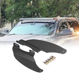 Upper Windshield Mount Bracket Compatible with 52'' Curved LED Light Bar Compatible with DODGE RAM 1500/2500/3500 2009-2018 4th Gen, Fit RAM 1500 Classic 2019-2024