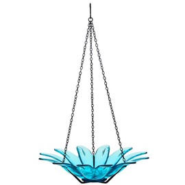 Mosaic Birds M349-200-09 Daisy Bird Bath or Feeder Aqua