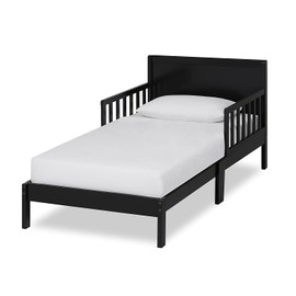 Dream On Me Brookside Toddler Bed in Black, Greenguard Gold Certified, 53x29x28 Inch (Pack of 1)